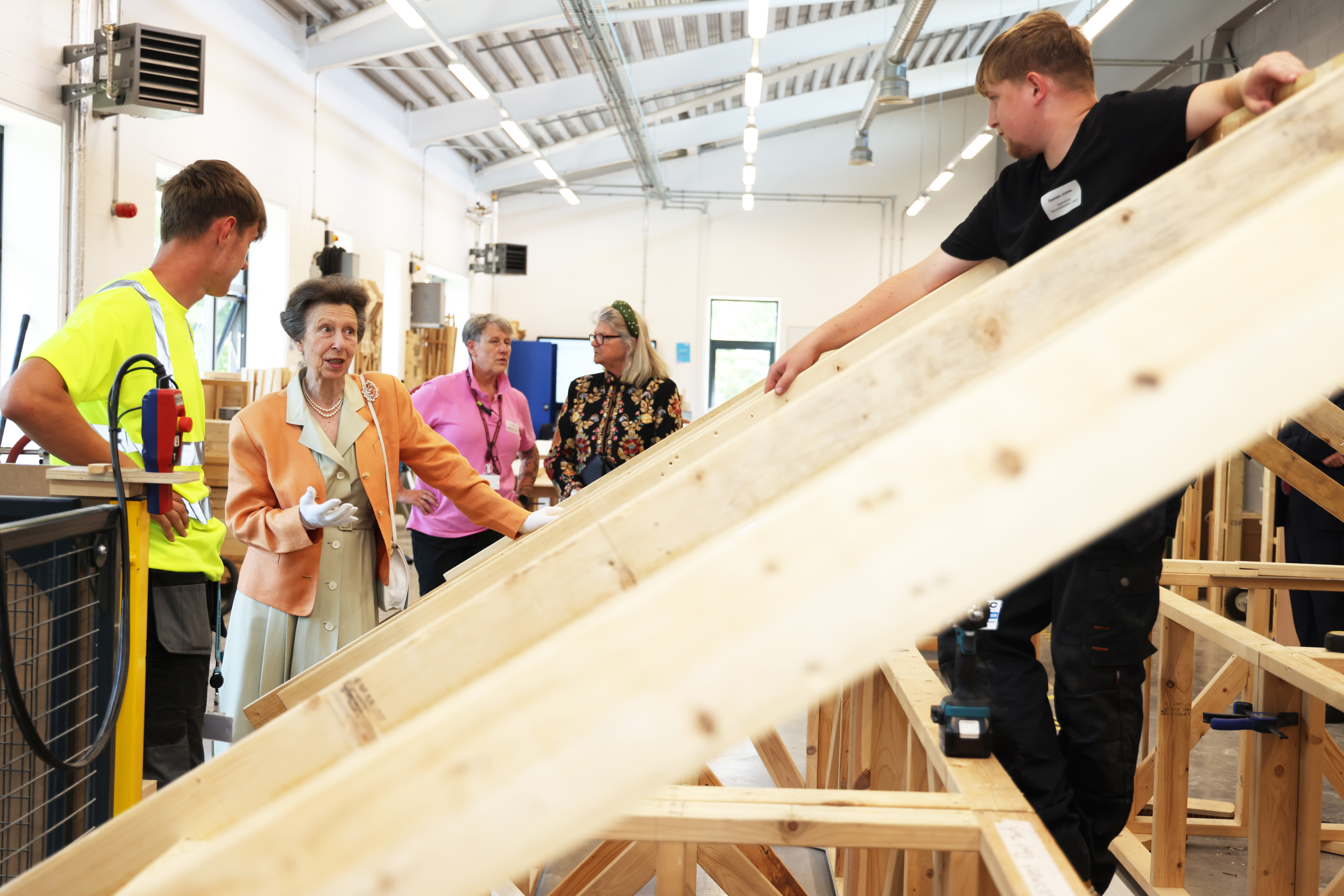 13. HRH In Carpentry Workshop