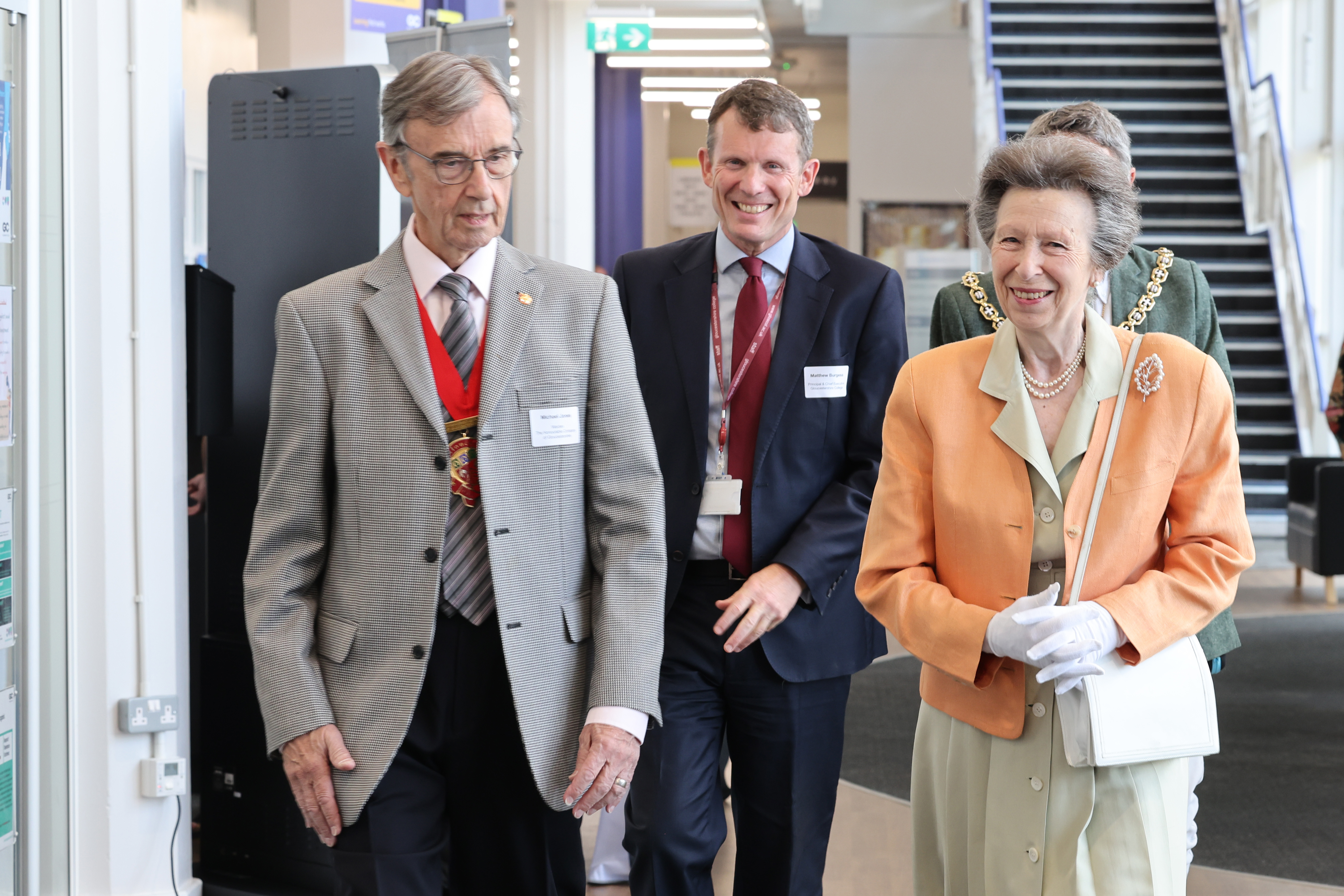 Her Royal Highness The Princess Royal Presents The Honourable Company of Gloucestershire Anne Cadbury Apprentice Awards at Gloucestershire College